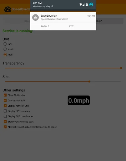 Speed Overlay डाउनलोड करें – सटीक GPS स्पीडोमीटर और नेविगेशन टूल - Screenshot 12