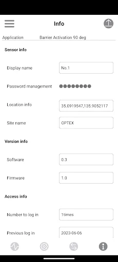 Virtual Loop डाउनलोड करें – OPTEX OVS-02 वाहन डिटेक्टर सेटिंग ऐप - Screenshot 6