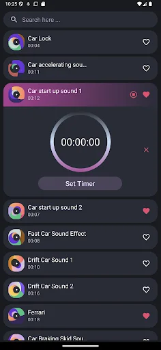 Car Sounds डाउनलोड करें – बेहतरीन कार इंजन और हॉर्न रिंगटोन - Screenshot 2