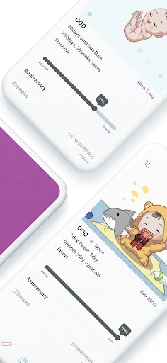 Baby Widget: Baby Tracker डाउनलोड करें – बच्चों की उम्र और मील के पत्थर ट्रैक करें - Screenshot 2