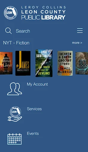 Leon County Public Library ऐप डाउनलोड करें – मुफ़्त लाइब्रेरी एक्सेस - Screenshot 1