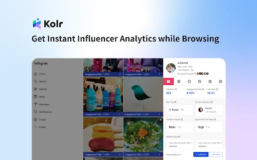 Kolr – AI Influencer Analytics Tool डाउनलोड करें – KOL डेटा और विश्लेषण - Screenshot 1