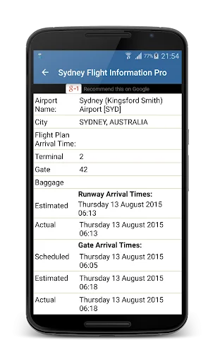 Orlando Airport Flight Info डाउनलोड करें – लाइव फ्लाइट अपडेट्स - Screenshot 8