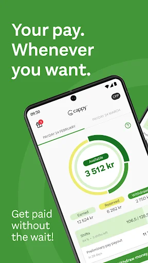 Cappy – Flexible Pay डाउनलोड करें – वेतन अब बिना प्रतीक्षा के - Screenshot 1