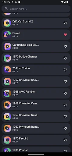 Car Sounds डाउनलोड करें – बेहतरीन कार इंजन और हॉर्न रिंगटोन - Screenshot 3