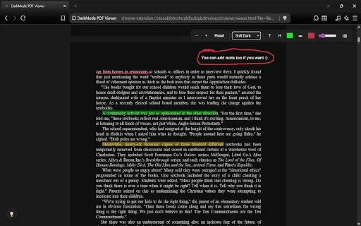Eclipse PDF डाउनलोड करें – PDF के लिए बेस्ट डार्क मोड रीडर - Screenshot 4