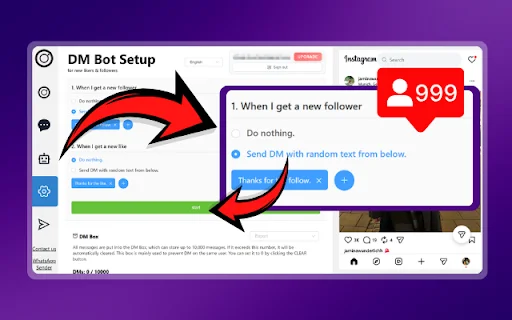 IG DM Bot डाउनलोड करें – Instagram पर बल्क मैसेज भेजें - Screenshot 3