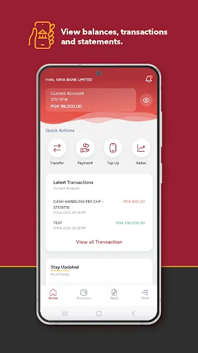 Kina Personal ऐप डाउनलोड करें – सुरक्षित ऑनलाइन बैंकिंग का अनुभव लें - Screenshot 4