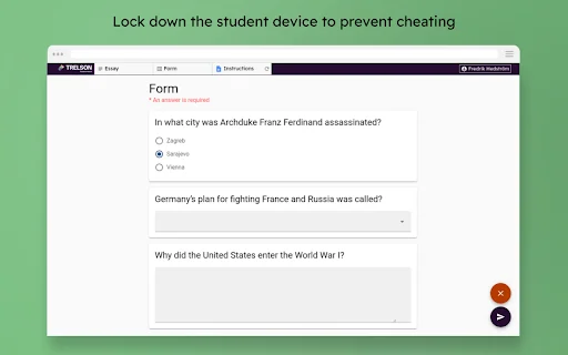 Trelson Browser Lockdown डाउनलोड करें – सुरक्षित ऑनलाइन परीक्षा - Screenshot 2