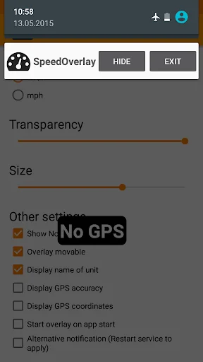 Speed Overlay डाउनलोड करें – सटीक GPS स्पीडोमीटर और नेविगेशन टूल - Screenshot 5