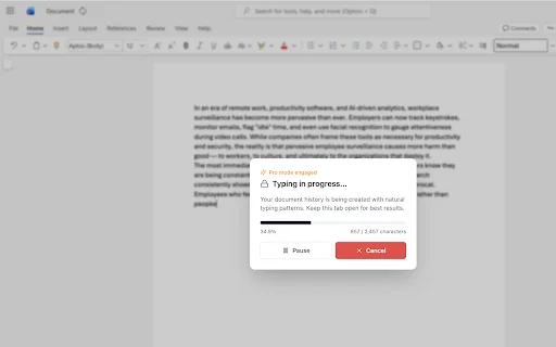 Duey.ai Humanizer & Auto Typer डाउनलोड करें – Google Docs के लिए - Screenshot 5