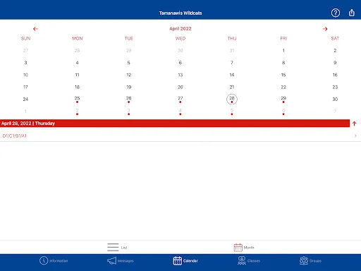 Tamanawis Wildcats ऐप डाउनलोड करें – स्कूल अपडेट्स और जानकारी - Screenshot 4