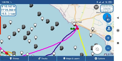 Kadal Map – Marine Navigation डाउनलोड करें – मछुआरों के लिए बेहतरीन नेविगेशन ऐप - Screenshot 2