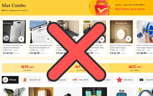 Skip AliExpress Bundle Deals डाउनलोड करें – सीधे उत्पाद खरीदें - Screenshot 2