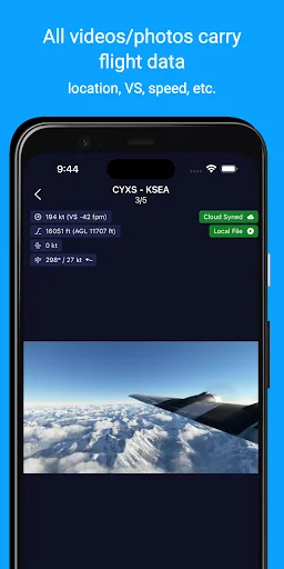 SimFly Pad डाउनलोड करें – फ्लाइट सिमुलेशन चेकलिस्ट और रिकॉर्डिंग - Screenshot 4