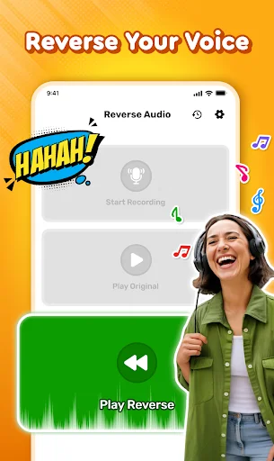 Reverse Play : Sing Challenge डाउनलोड करें – मजेदार वॉयस रिवर्स ऐप - Screenshot 3