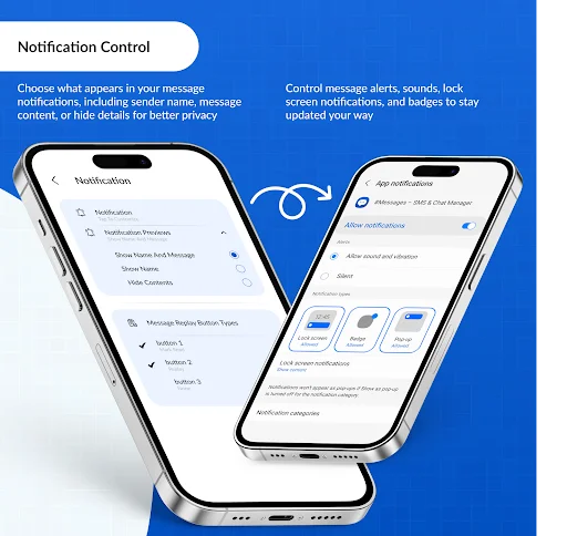 Messages – SMS & Chat Manager डाउनलोड करें – सुरक्षित और स्मार्ट मैसेजिंग - Screenshot 7