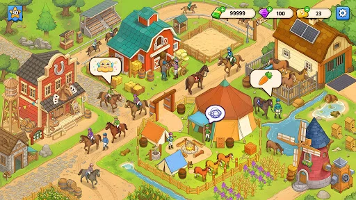 Horse Master डाउनलोड करें – घोड़ों को पालें और रेसिंग के दिग्गज बनें - Screenshot 5