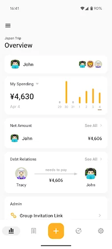 Bill Bear ऐप डाउनलोड करें – खर्चों का प्रबंधन अब आसान और मुफ्त - Screenshot 1