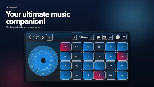 MuseLead Synthesizer डाउनलोड करें – बेहतरीन Android MPE MIDI कंट्रोलर - Screenshot 5