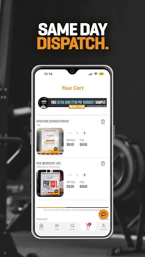 Bulk Nutrients डाउनलोड करें – सर्वश्रेष्ठ प्रोटीन और सप्लीमेंट्स ऐप - Screenshot 4
