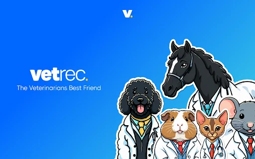 VetRec एक्सटेंशन डाउनलोड करें – पशु चिकित्सकों के लिए क्लीनिकल नोट्स - Screenshot 1