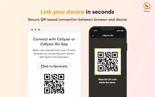 Quick Call by Callyzer डाउनलोड करें – ब्राउज़र से सीधे कॉल करें - Screenshot 4