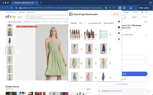 eBay Image Downloader – eBay से तस्वीरें और वीडियो डाउनलोड करें - Screenshot 2