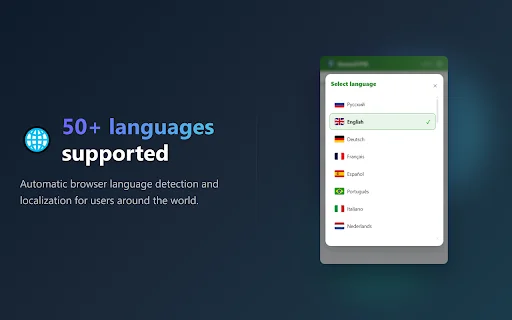 AnonVPN डाउनलोड करें – सुरक्षित और तेज़ फ्री VPN ब्राउज़र एक्सटेंशन - Screenshot 2