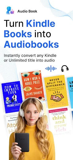 AudioBooks Unlimited to Kindle डाउनलोड करें – बेस्ट ऑडियोबुक विकल्प - Screenshot 6