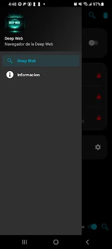 Deep Web: Navegador Anonimo डाउनलोड करें – सुरक्षित और निजी ब्राउज़िंग - Screenshot 4