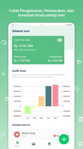 Pitih डाउनलोड करें – अपने व्यक्तिगत वित्त और खर्चों को ट्रैक करें - Screenshot 1