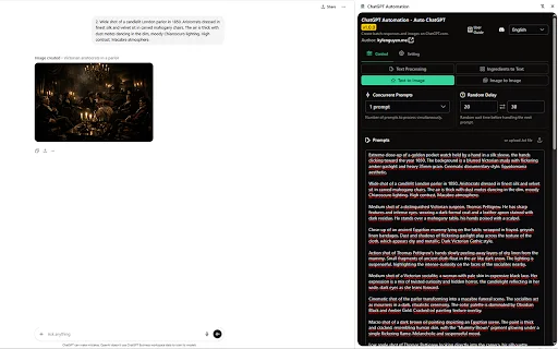 ChatGPT Automation डाउनलोड करें – ChatGPT पर बल्क प्रॉम्प्ट्स ऑटोमेट करें - Screenshot 1