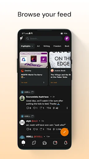 YakiHonne डाउनलोड करें – Nostr और Bitcoin के लिए विकेंद्रीकृत सोशल ऐप - Screenshot 1