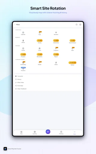Smart Peptide Tracker डाउनलोड करें – पेप्टाइड लॉगिंग ऐप - Screenshot 21