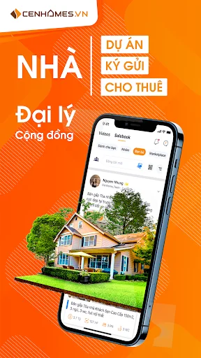 Cenhomes.vn डाउनलोड करें – रियल एस्टेट 4.0 तकनीक के लिए बेहतरीन ऐप - Screenshot 1