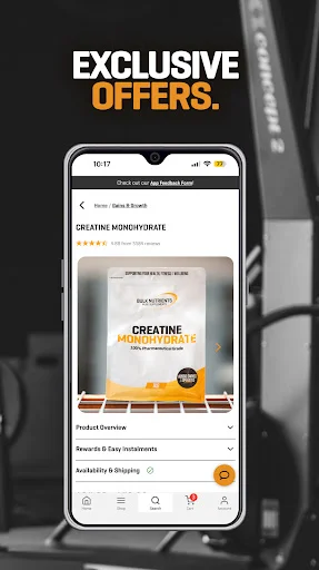 Bulk Nutrients डाउनलोड करें – सर्वश्रेष्ठ प्रोटीन और सप्लीमेंट्स ऐप - Screenshot 3