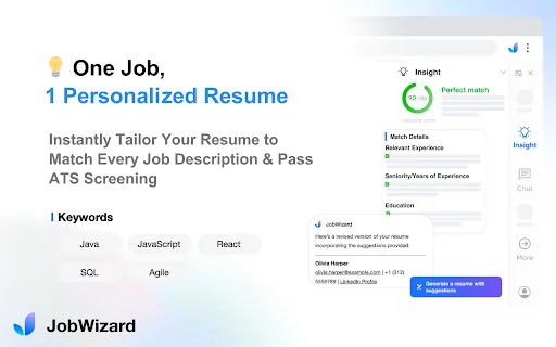 JobWizard डाउनलोड करें – AI के साथ जॉब आवेदन 10x तेजी से भरें - Screenshot 3