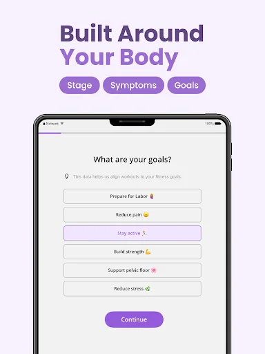 FitMama: गर्भावस्था और प्रसवोत्तर फिटनेस ऐप डाउनलोड करें - Screenshot 13