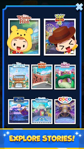 Disney Pop Town डाउनलोड करें – जादुई मैच 3 पहेली गेम का आनंद लें - Screenshot 6