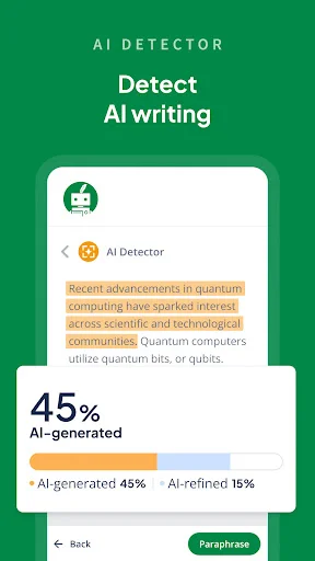 QuillBot AI Writing Assistant डाउनलोड करें – सर्वश्रेष्ठ AI राइटर - Screenshot 5