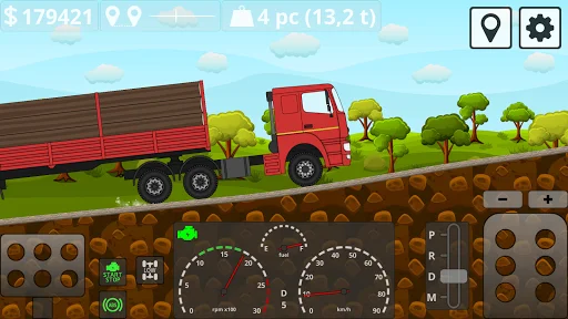 Mini Trucker APK डाउनलोड करें – बेहतरीन 2D ट्रक सिम्युलेटर गेम - Screenshot 8