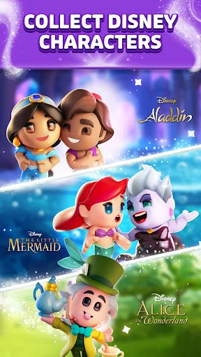Disney Magic Match 3D डाउनलोड करें – डिज्नी पहेलियाँ हल करें - Screenshot 3