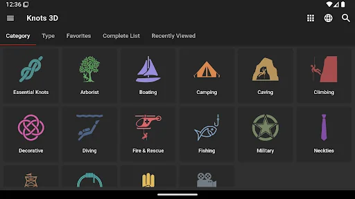 Knots 3D डाउनलोड करें – 220+ गाँठें बांधना सीखें | 3D गाइड - Screenshot 9