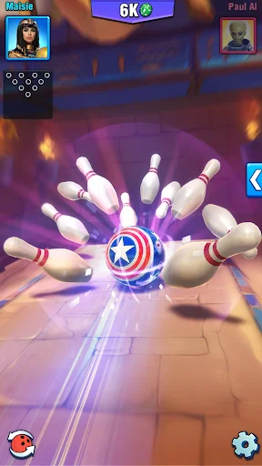 Bowling Crew डाउनलोड करें – सर्वश्रेष्ठ 3D बॉलिंग गेम का आनंद लें - Screenshot 2