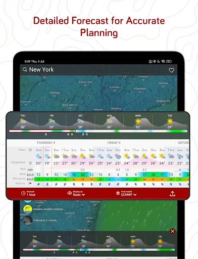 Windy.com डाउनलोड करें – सबसे सटीक मौसम पूर्वानुमान और लाइव रडार - Screenshot 10