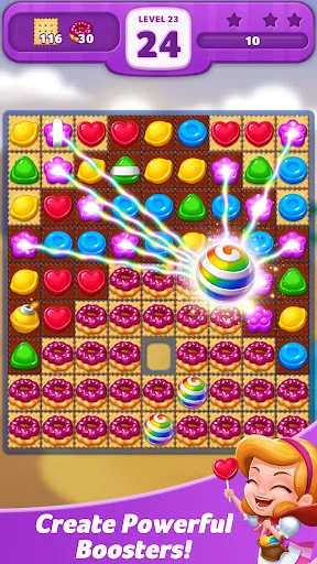 Lollipop: Sweet Taste Match 3 डाउनलोड करें – बेहतरीन पहेली गेम - Screenshot 13