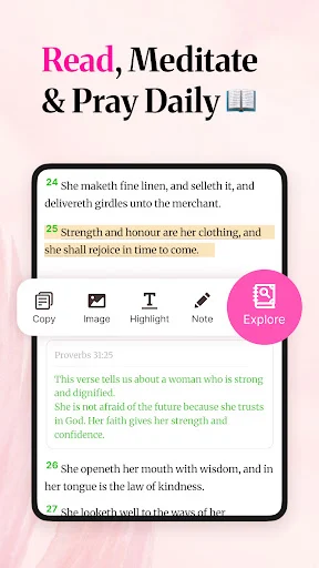 Bible For Women डाउनलोड करें – महिलाओं के लिए दैनिक बाइबिल और प्रार्थना - Screenshot 10